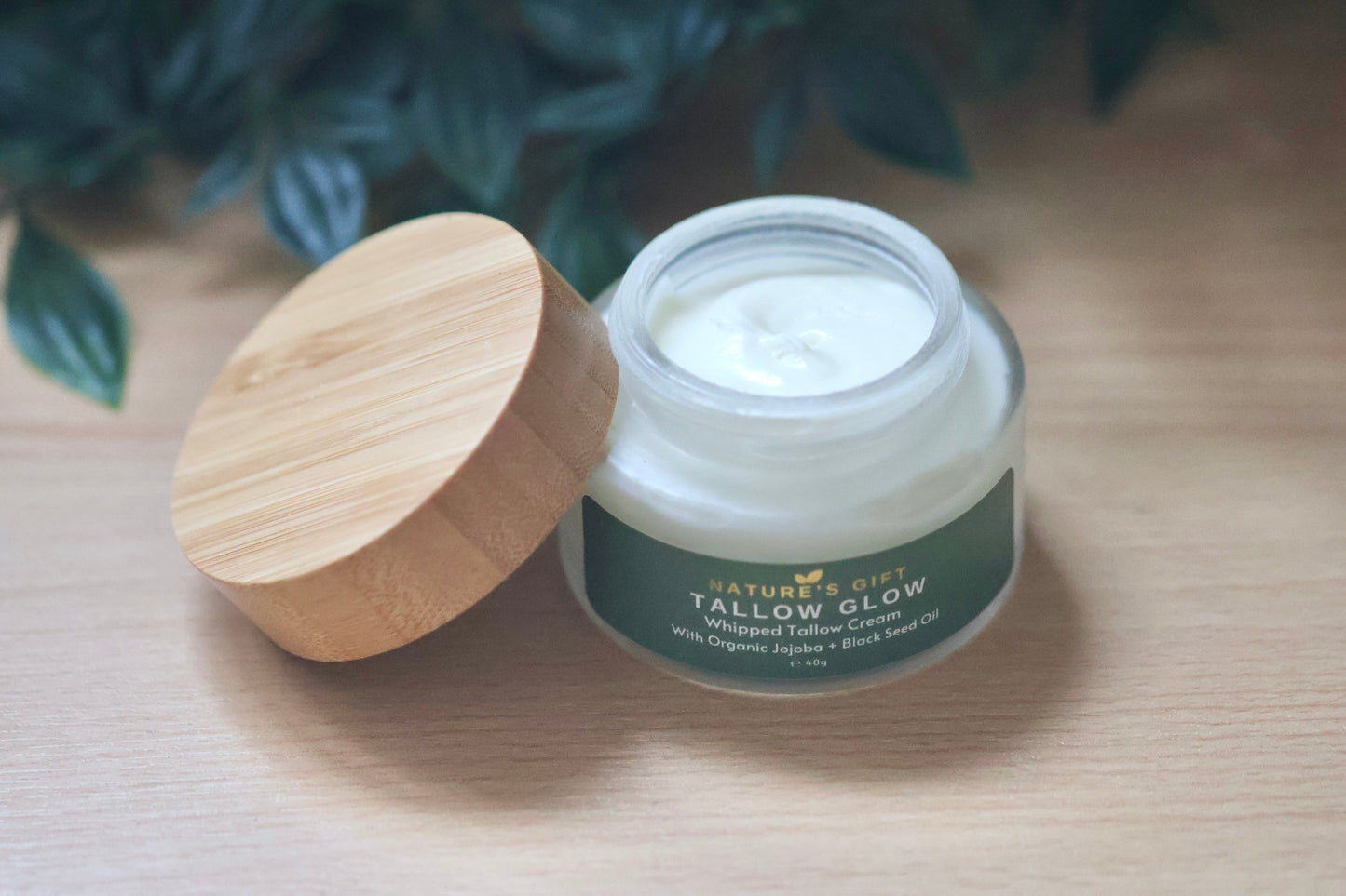 Tallow Glow Whipped Cream - Natural Organic Face Moisturiser 50g