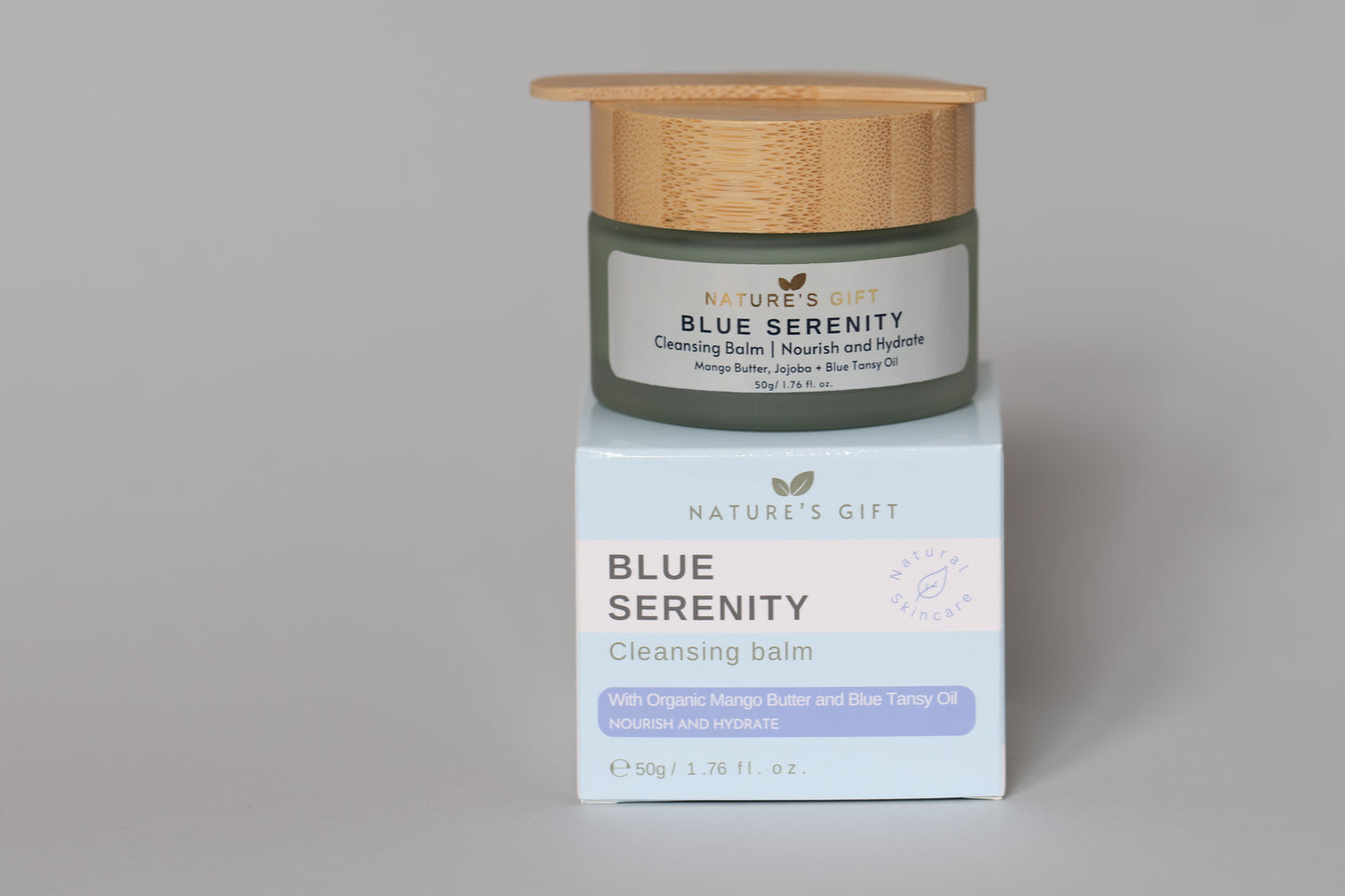 Blue Serenity Cleansing Balm and Bamboo Face Cloths