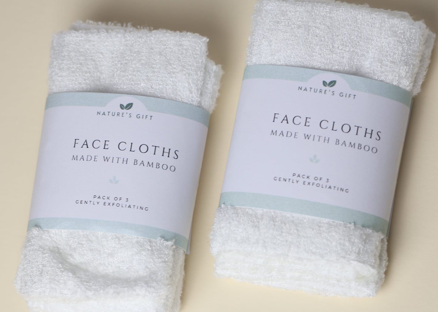 Bamboo Face Cloths pack of 3