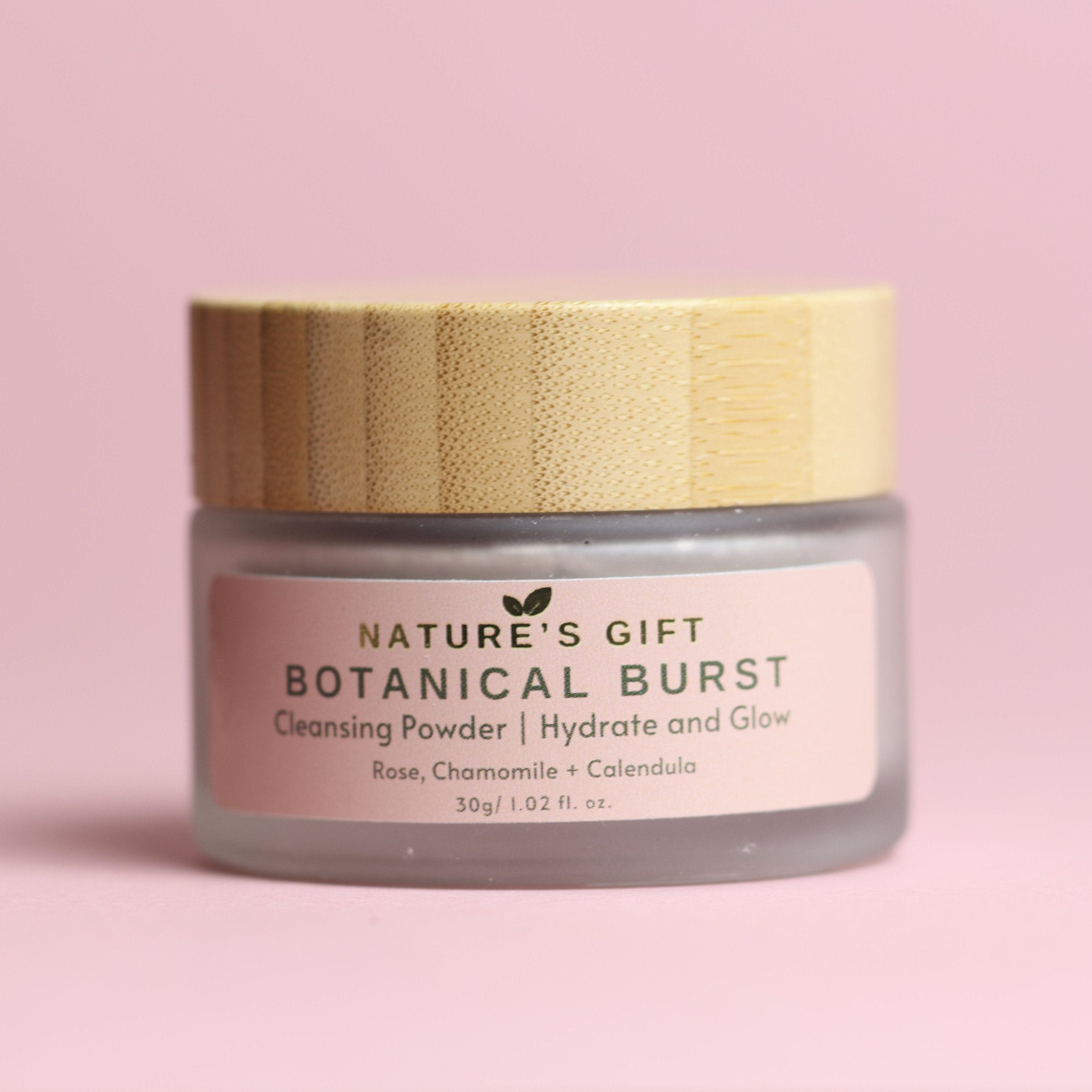 Botanical Dusting Powder Botanical Burst Cleansing Powder 50g – Nature's Gift