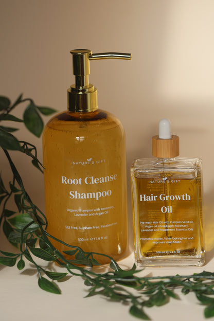 Limited Edition Hair Care Duo Bundle – Hair Growth Oil & Shampoo